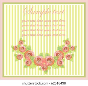 Stylish  floral background. eps10