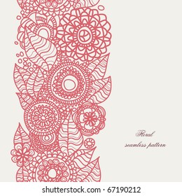 Stylish floral background (seamless)