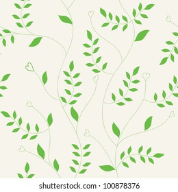 Stylish floral background, vector image