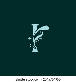 stylish floral beauty logo royal logo I