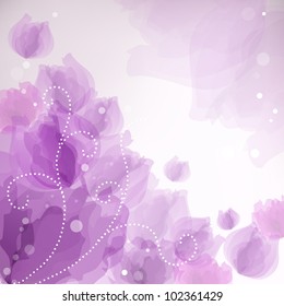 Stylish floral eps10 vector background