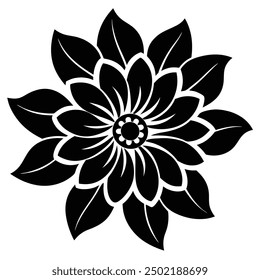 Stylish floral fashion patterns for textile silhouette vector artwork. Ideal for creating elegant and trendy designs in clothing, fabric prints, and textile illustrations.