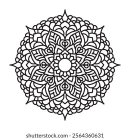 Stylish Floral Mandala Design for Home Decor