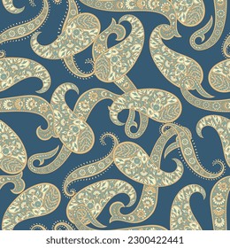 Elegante patrón de paisajes sin costura floral. Diseño vectorial de alta calidad