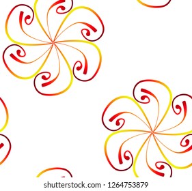 Stylish floral seamless pattern