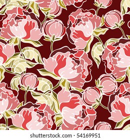 stylish floral seamless pattern