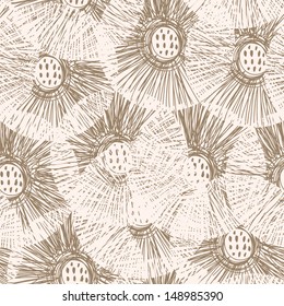 Stylish floral seamless pattern. Seamless pattern can be used for wallpaper, pattern fills, web backgrounds, surface textures. Gorgeous seamless floral background