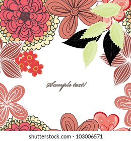 Stylish flower backgrounds