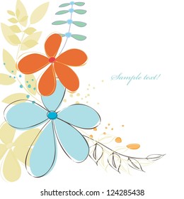 Stylish flower backgrounds