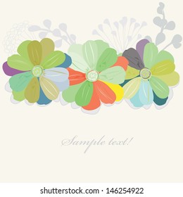 Stylish flower backgrounds