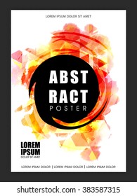 Stylish Flyer, Banner, Template or Brochure with colorful Abstract design for your Business.