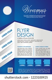 stylish flyer or brochure template design with simple, elegant and Modern layout.