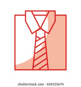 Stylish folded shirt icon