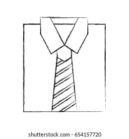Stylish folded shirt icon