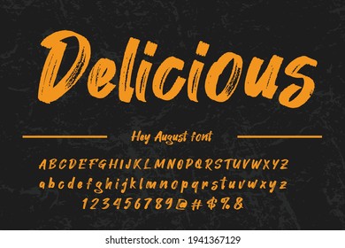 Stylish font design for logo and other graphic design