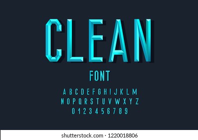 Stylish font with faces for printing, banners, postcards. Vector Illustration 