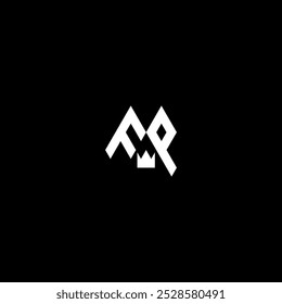 Stylish FP  Letter Logo with Clean Minimalist Design.