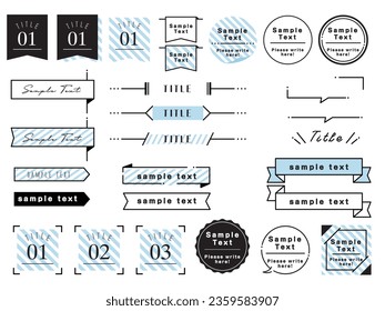 A stylish frame design that makes text stand out.Ribbon, balloon, one point, template.
