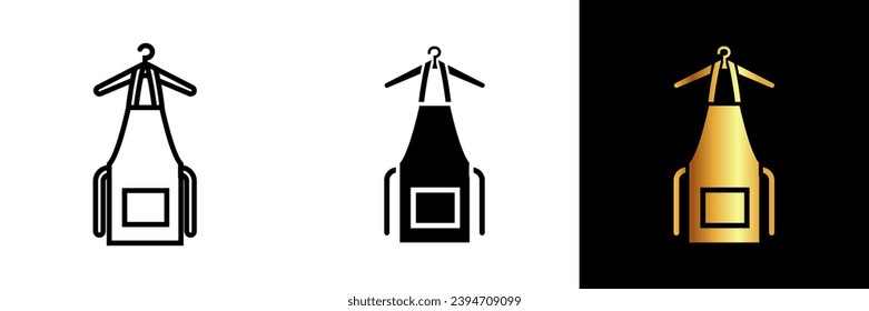 A stylish and functional icon representing an apron, embodying culinary flair, kitchen protection, and a fashionable accessory for cooking enthusiasts.