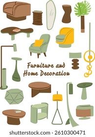 Stylish Furniture and Cozy Home Decor Collection