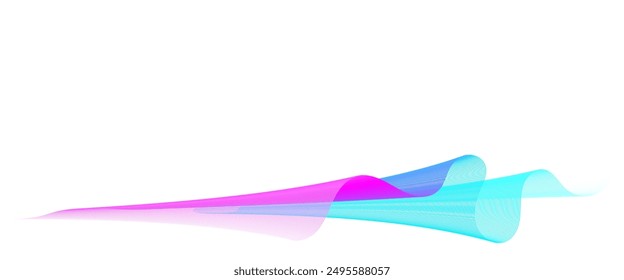 Stylish Futuristic Background with Vibrant Lines