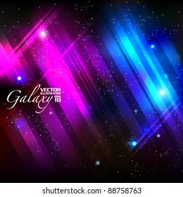 stylish galaxy disco vector background