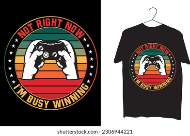 Stylish Gaming DNA t-shirt and apparel trendy design with gamepad, typography, print, vector illustration. Global swatches.