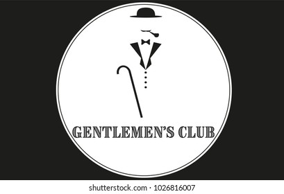 Stylish Gentlemen's Club Sign