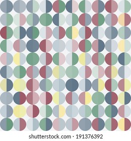 Stylish geometric abstract background with circles