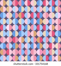 Stylish geometric abstract vector background with colorful circles