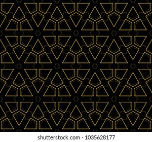Stylish geometric background. Abstract seamless pattern. Vector illustration.