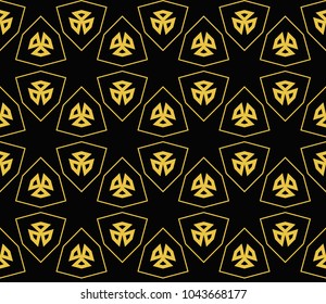 Stylish geometric background. Abstract seamless pattern. Vector illustration.