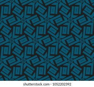 Stylish geometric background. Abstract seamless pattern. Vector illustration.