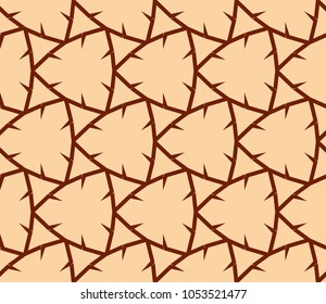 Stylish geometric background. Abstract seamless pattern. Vector illustration.