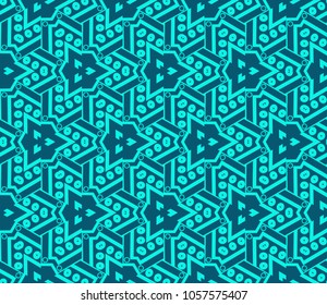 Stylish geometric background. Abstract seamless pattern. Vector illustration.
