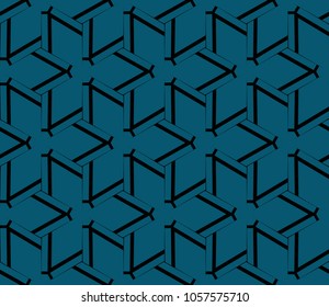 Stylish geometric background. Abstract seamless pattern. Vector illustration.