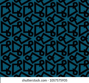 Stylish geometric background. Abstract seamless pattern. Vector illustration.