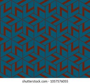 Stylish geometric background. Abstract seamless pattern. Vector illustration.