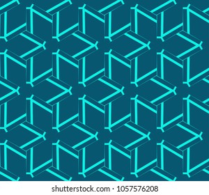 Stylish geometric background. Abstract seamless pattern. Vector illustration.