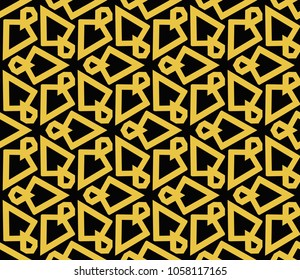 Stylish geometric background. Abstract seamless pattern. Vector illustration.