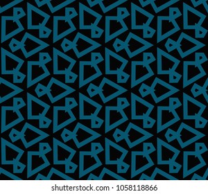 Stylish geometric background. Abstract seamless pattern. Vector illustration.