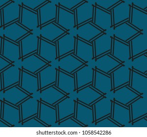 Stylish geometric background. Abstract seamless pattern. Vector illustration.