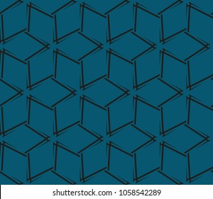 Stylish geometric background. Abstract seamless pattern. Vector illustration.