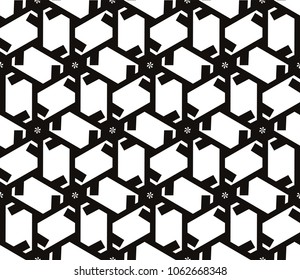 Stylish geometric background. Abstract seamless pattern. Vector illustration.