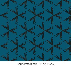 Stylish geometric background. Abstract seamless pattern. Vector illustration.