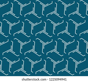Stylish geometric background. Abstract seamless pattern. Vector illustration.