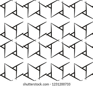 Stylish geometric background. Abstract seamless pattern. Vector illustration.