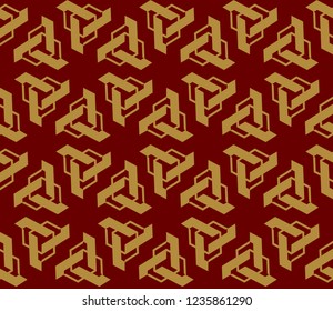 Stylish geometric background. Abstract seamless pattern. Vector illustration.