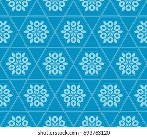 Stylish geometric background. Abstract seamless pattern. Vector illustration
