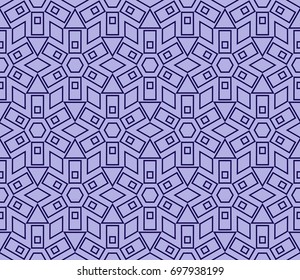Stylish geometric background. Abstract seamless pattern. Vector illustration.